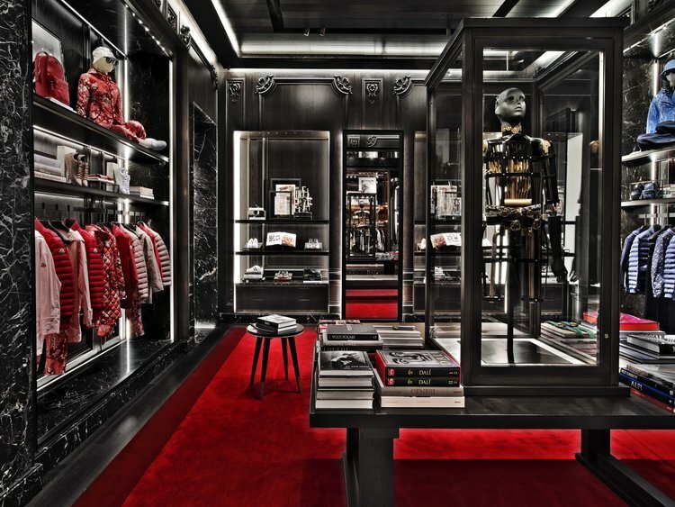 Moncler cheap flagship store